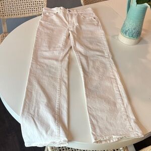 Madewell White Relaxed Bootcut Women's Jeans (27)